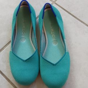 Teal rothy's with stripe